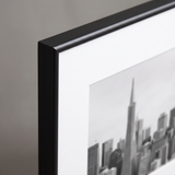 Streamline matted frame lifestyle corner close-up