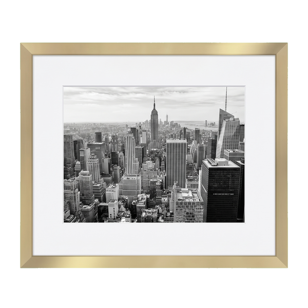 Streamline gold frame
