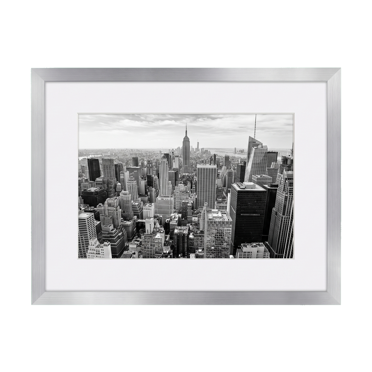 Streamline silver frame