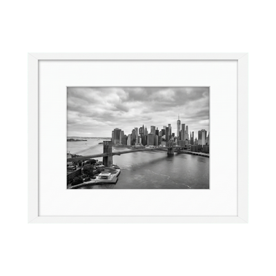 Streamline Matted Picture Frame — 11x14 with 2x3 Mat / White / 1 Pack