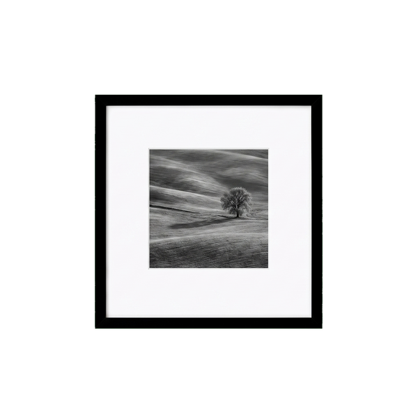 Streamline black square frame