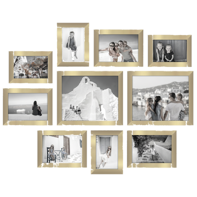 Signature Matted Picture Frame — Multi / brass / 10-Pack
