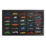 Toy Car Display Case with 30 cars