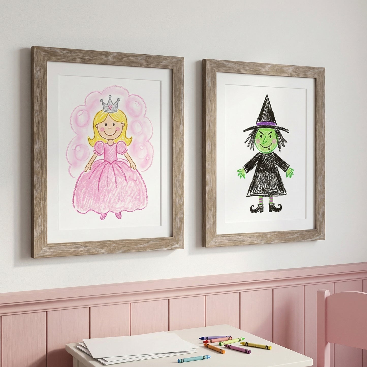 Kids Art Frame | 10x12.5 with mat | Holds up to 100 Artworks - Americanflat