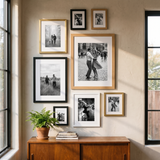 Eclectic Mixed-Finish Gallery Wall — Hudson · 7 Frames