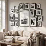 Grand Gallery Wall — Black · 15 Frames