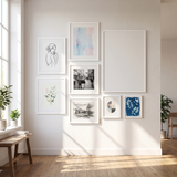 Streamline Minimal Gallery — White · 7 Frames