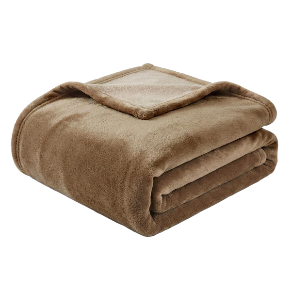 Throw Blanket | Fleece - 60x80 - Brown