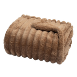 Throw Blanket | Faux Fur - 50x60 - Brown 