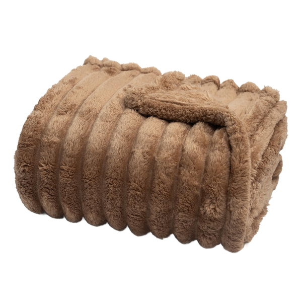 Throw Blanket | Faux Fur - 50x60 - Brown