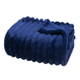 Throw Blanket | Faux Fur - 50x60 - Blue 