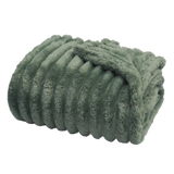 Throw Blanket | Faux Fur - 50x60 - Green 