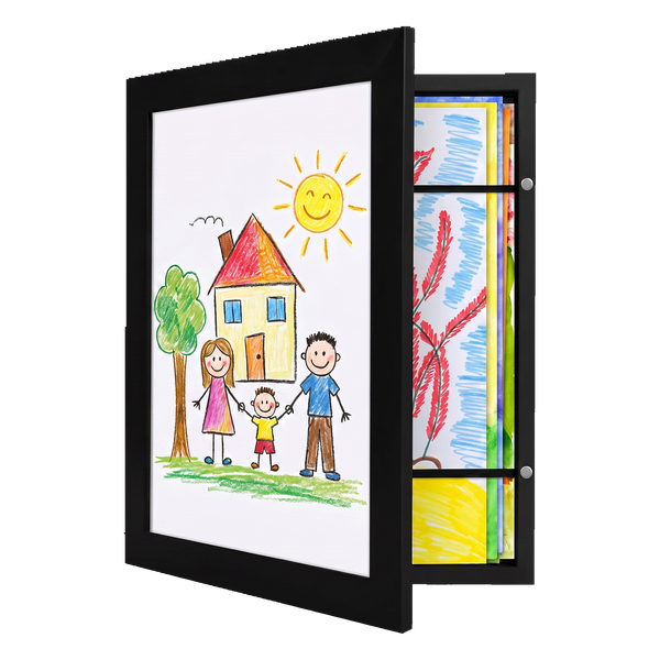 Kids Art Frame Black