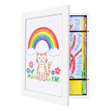 Kids Art Frame White