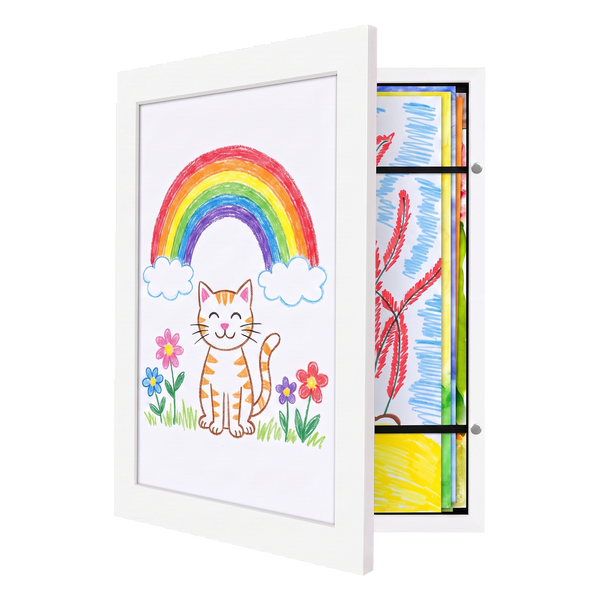 Kids Art Frame White