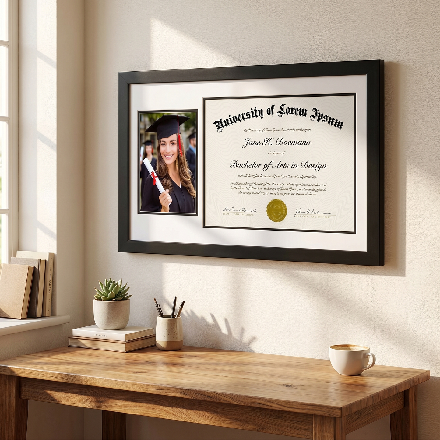 Legacy Unmatted Document Frame