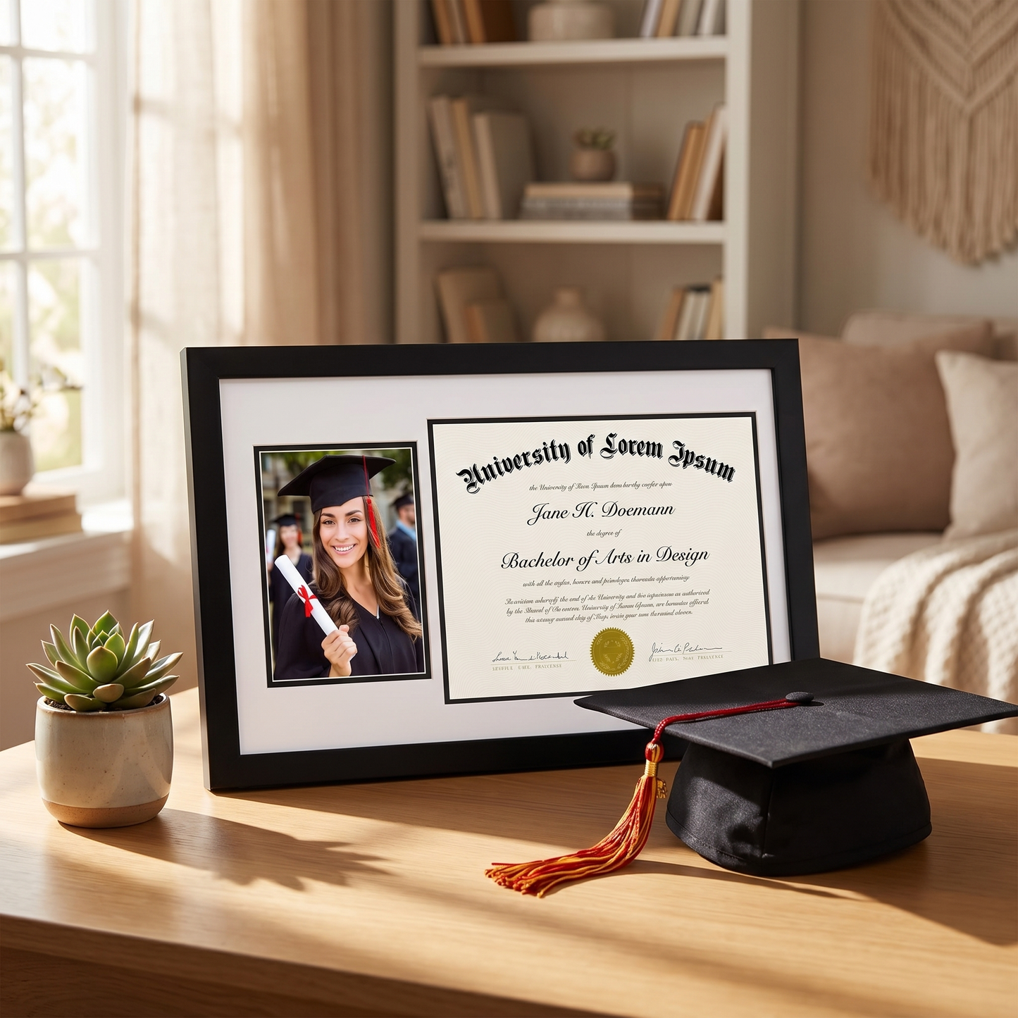 Legacy Unmatted Document Frame