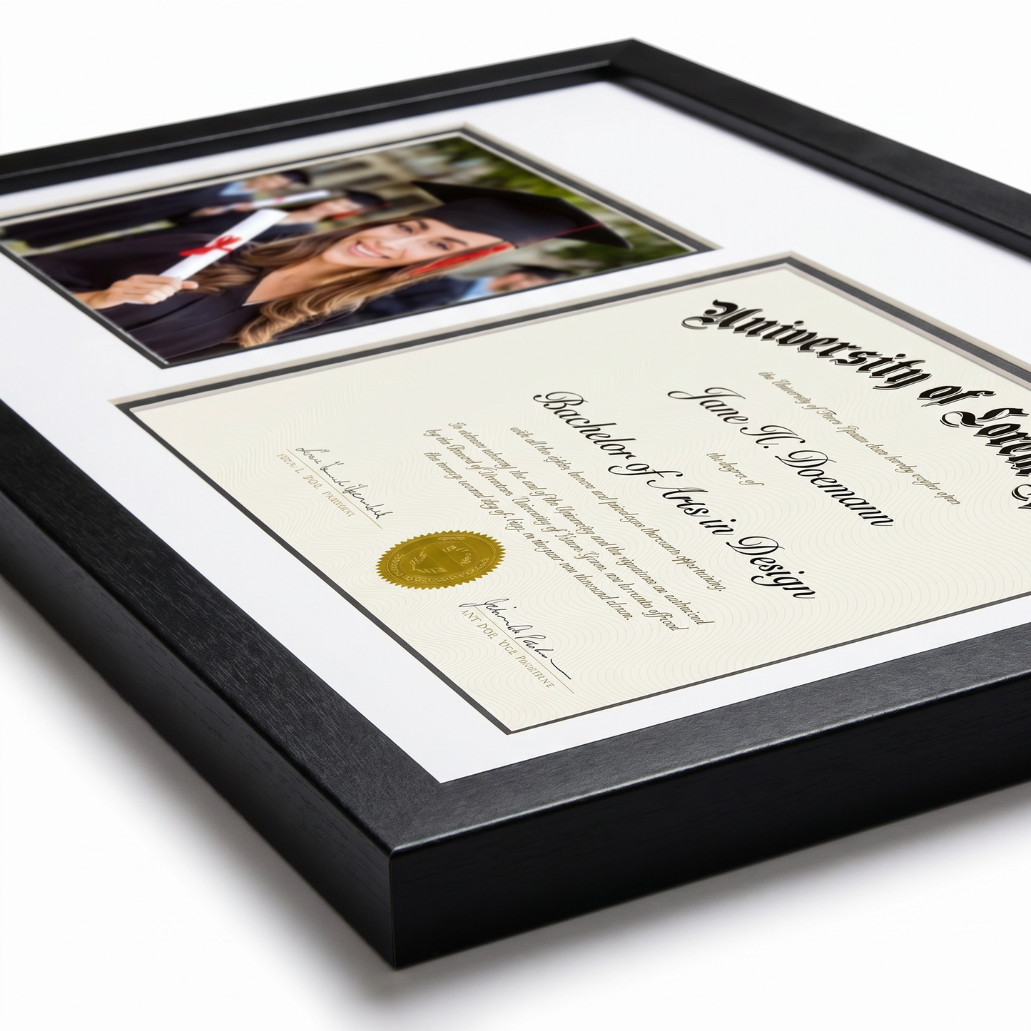 Legacy Unmatted Document Frame