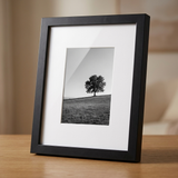 Matted frame close-up