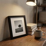 Matted frame desk
