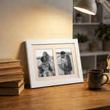Double frame desk