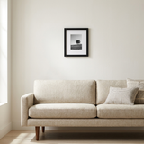 Matted frame living room