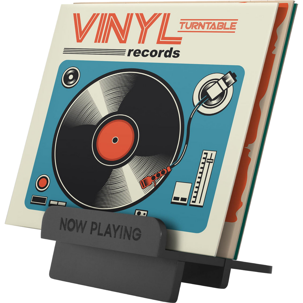Now Playing Vinyl Record Stand