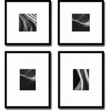 Set of 4 gallery wall frames black
