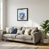 T-Shirt Shadow Box lifestyle sofa