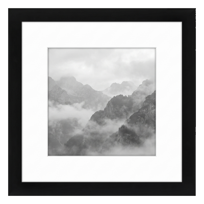 Signature Matted Picture Frame — 8x20 with 5x7 mat / Black / 1-Pack