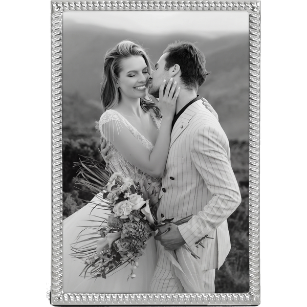 Silver rope frame