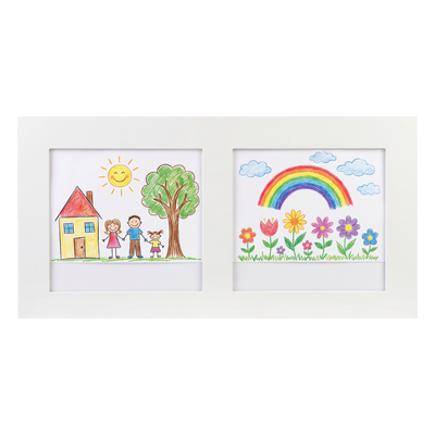 My Mini Masterpiece 8.5x11 Slide-In Picture Frame — White / 8.5x11
