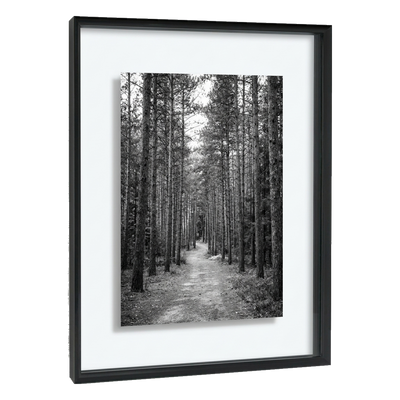 Fusion Float Picture Frame — 6x8 / Black
