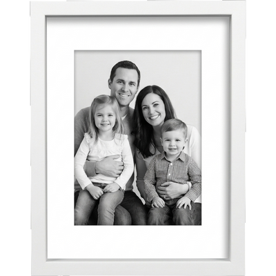 Signature Float Picture Frame — 8x10 / White