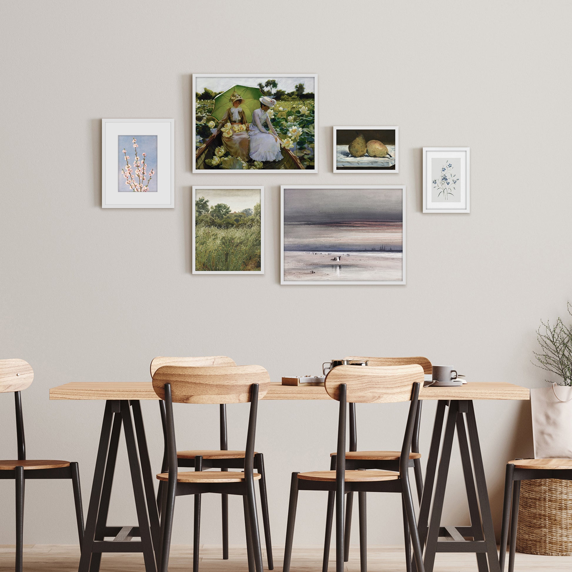 6-Piece Wood Gallery Frame Set