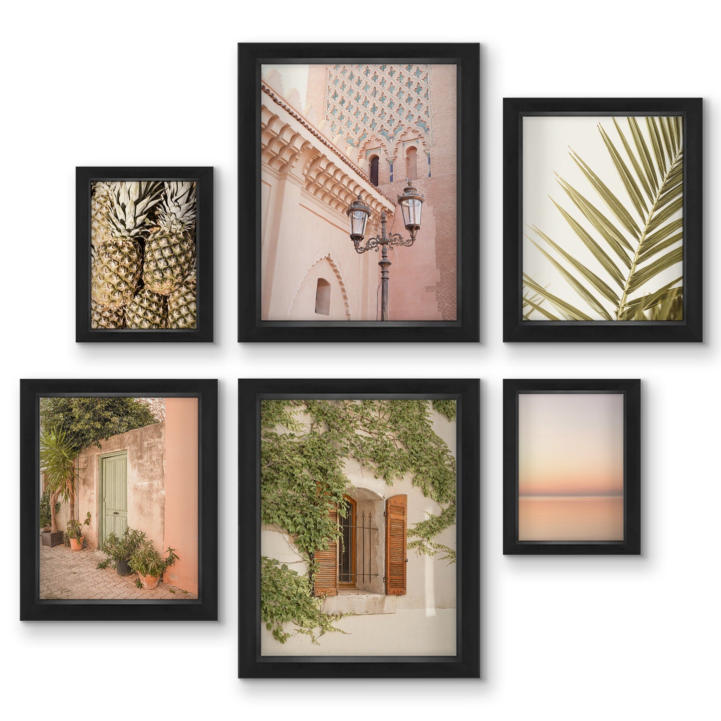 Dreamy Destinations 6 Piece Shadowbox Frame Gallery Wall Art Set - Americanflat