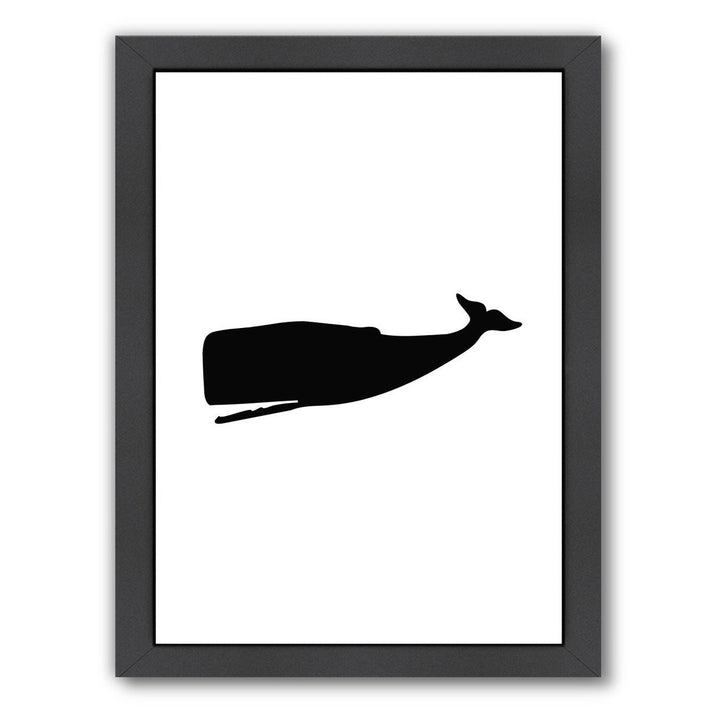 Black Whale by Jetty Home - Framed Print – Americanflat
