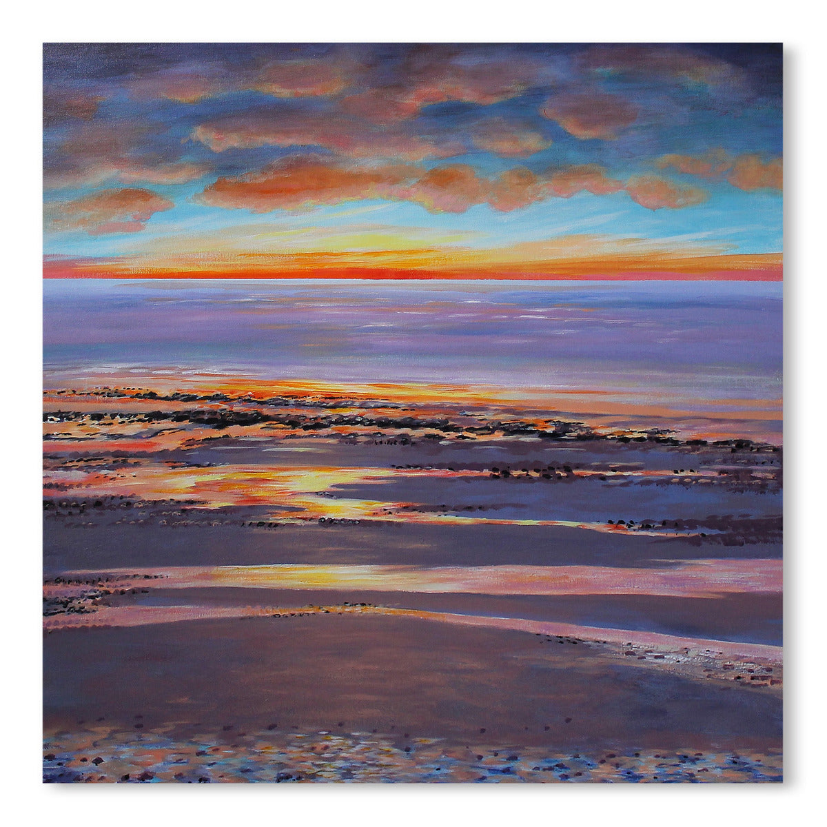 Sunset Beach Glow by Sandra Francis - Art Print – Americanflat