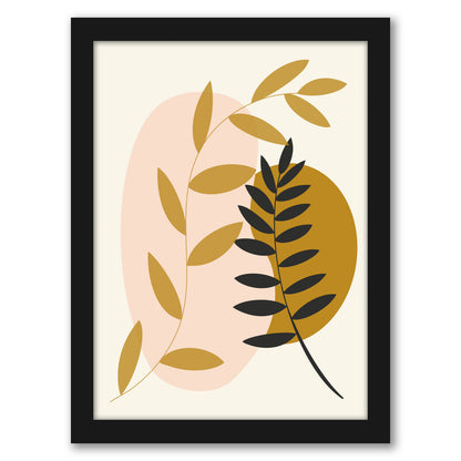 Contemporary Leaves by Artprink - Canvas, Poster or Framed Print