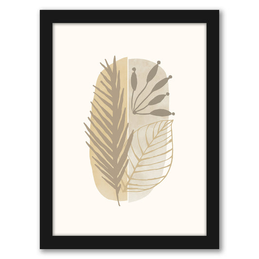 Beach Flora Abstract Neutral by Modern Tropical - Canvas, Poster or Framed Print