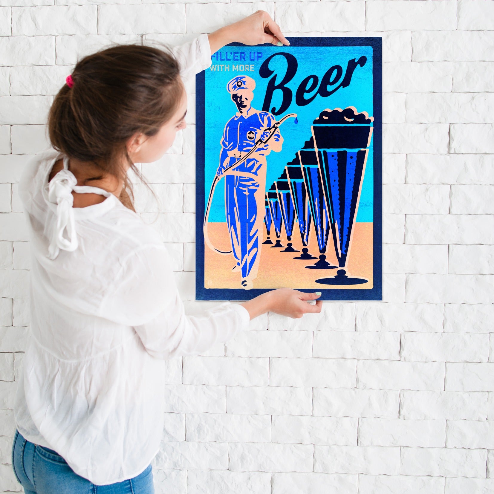 Photo & Art Print Set of beer poster