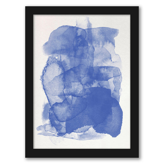 Abstract Blue Water Color by Thomas Succes - Canvas, Poster or Framed Print