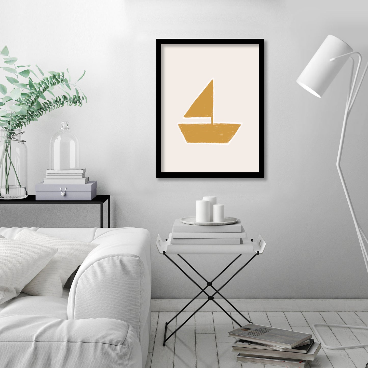 Boat by Menina Lisboa - Canvas, Poster or Framed Print