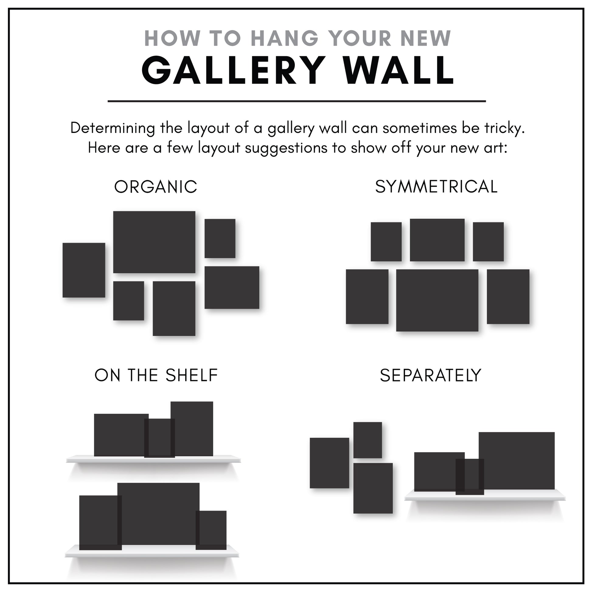 6 Ways to Set Up a Gallery Wall  Gallery wall layout, Photo wall gallery,  Gallery wall