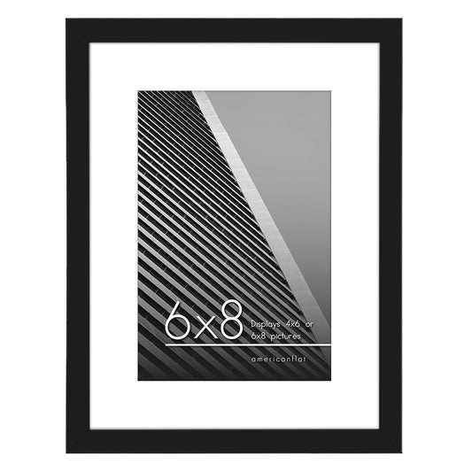 Picture Frame | Includes Mat | Slim Molding | Streamline Collection