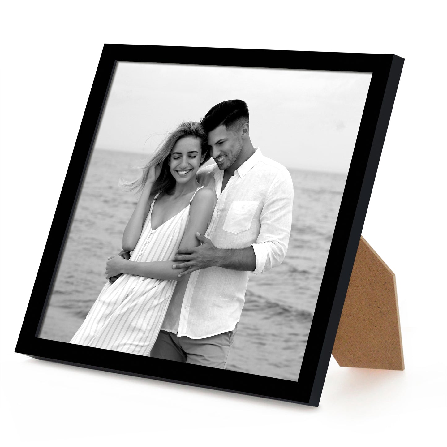 Thin Border Photo Frame in Black - Plexiglass Cover For Horizontal Formats - Picture Frame