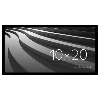 Thin Border Photo Frame in Black - Plexiglass Cover For Horizontal Formats - Picture Frame