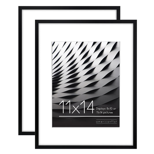 Picture Frame | Set of 2 | Slim Molding | Streamline Collection
