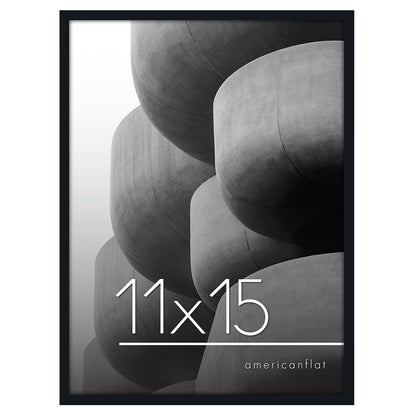 Thin Border Photo Frame in Black - Plexiglass Cover For Horizontal Formats - Picture Frame
