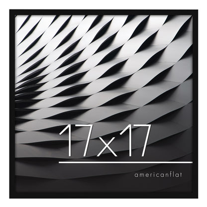Thin Border Photo Frame in Black - Plexiglass Cover For Horizontal Formats - Picture Frame